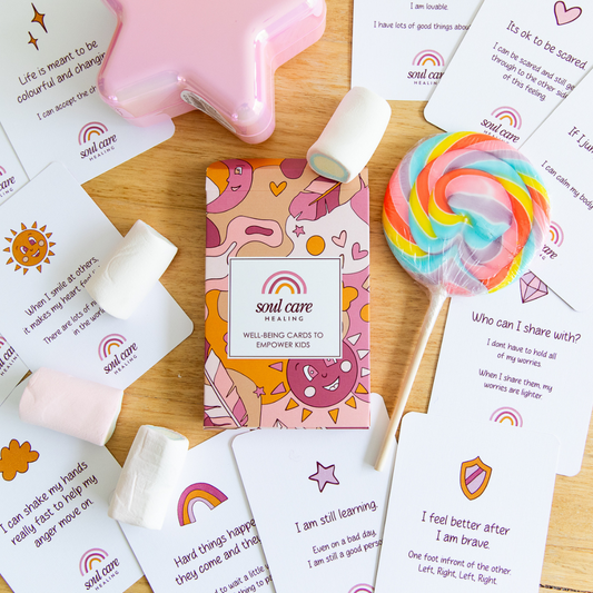 Well-Being Cards for Kids - Mauve